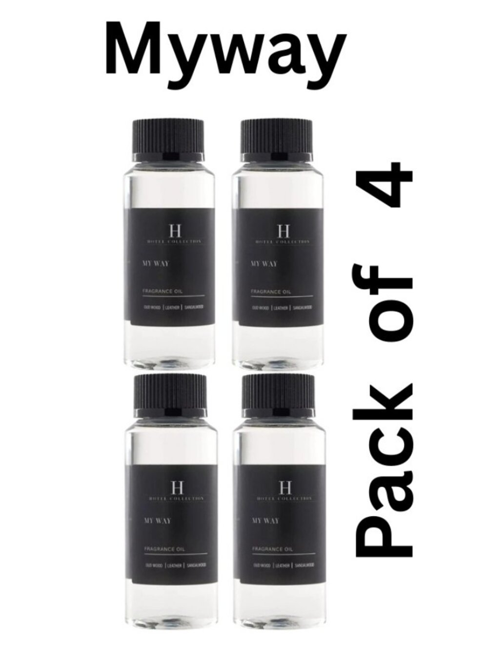 Hotel Collection Fragrance Oil - My Way 4.6oz (120ml) pack of 4